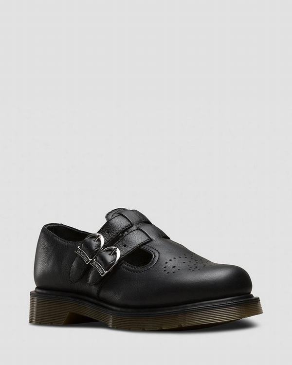 Dr Martens Dámské Mary Janes 8065 Virginia Černé, CZ-827504